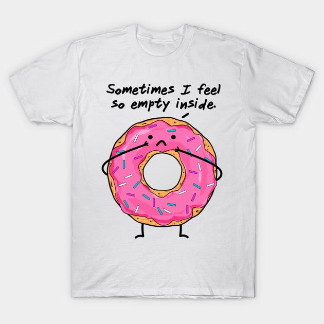 Sad Donut T-Shirt by TTLOVE